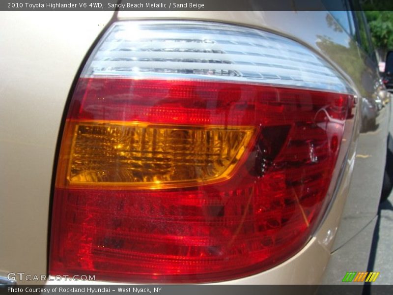 Sandy Beach Metallic / Sand Beige 2010 Toyota Highlander V6 4WD