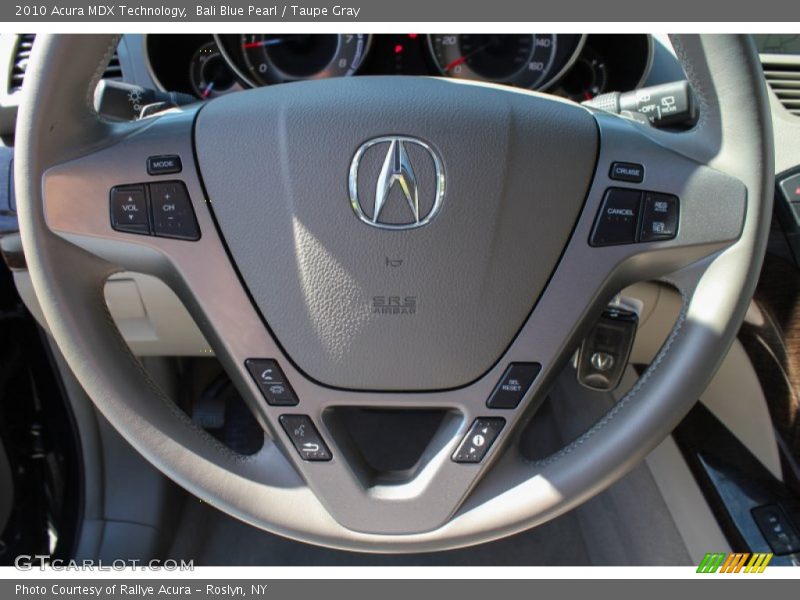 Bali Blue Pearl / Taupe Gray 2010 Acura MDX Technology