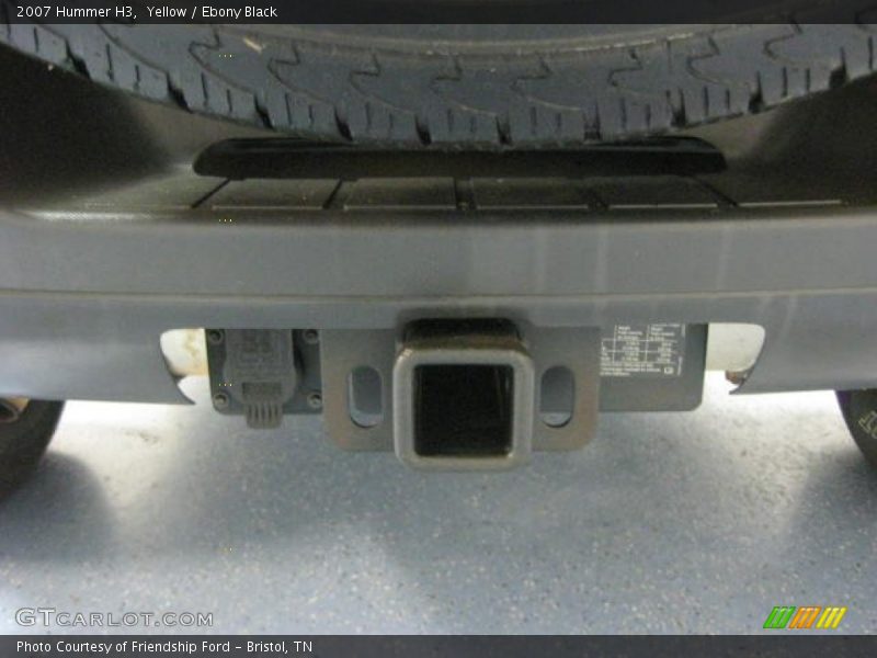 Yellow / Ebony Black 2007 Hummer H3