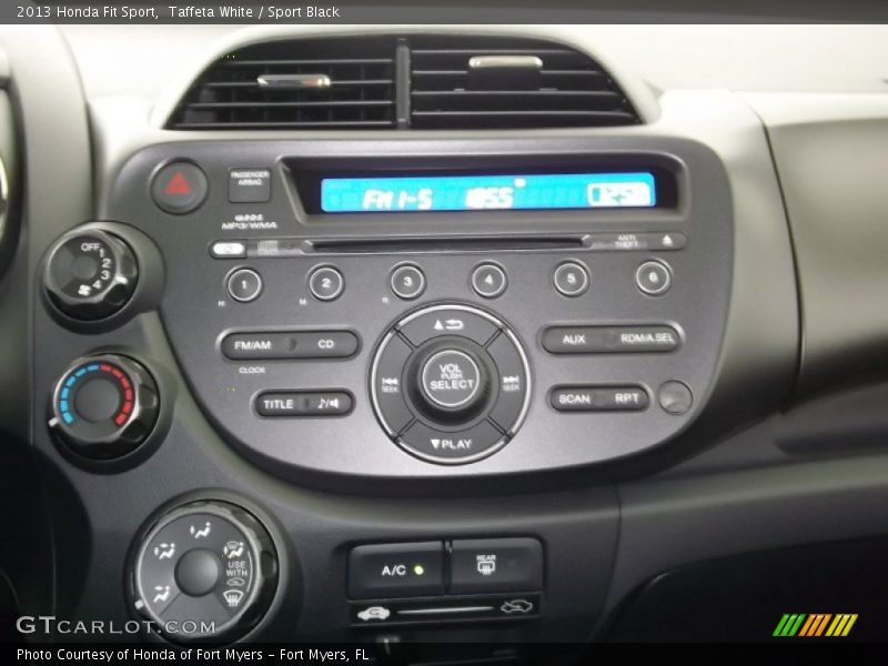 Taffeta White / Sport Black 2013 Honda Fit Sport