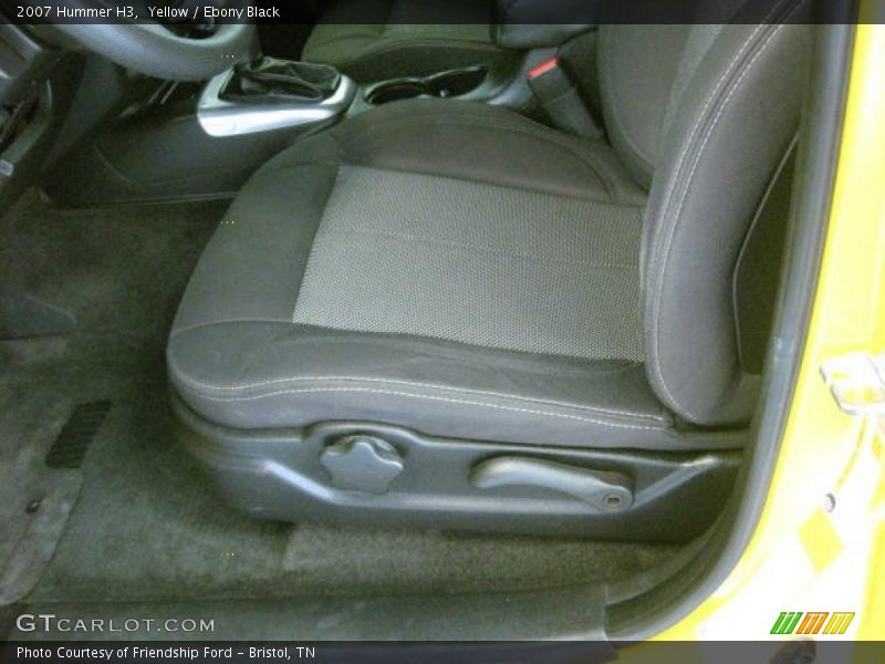 Yellow / Ebony Black 2007 Hummer H3