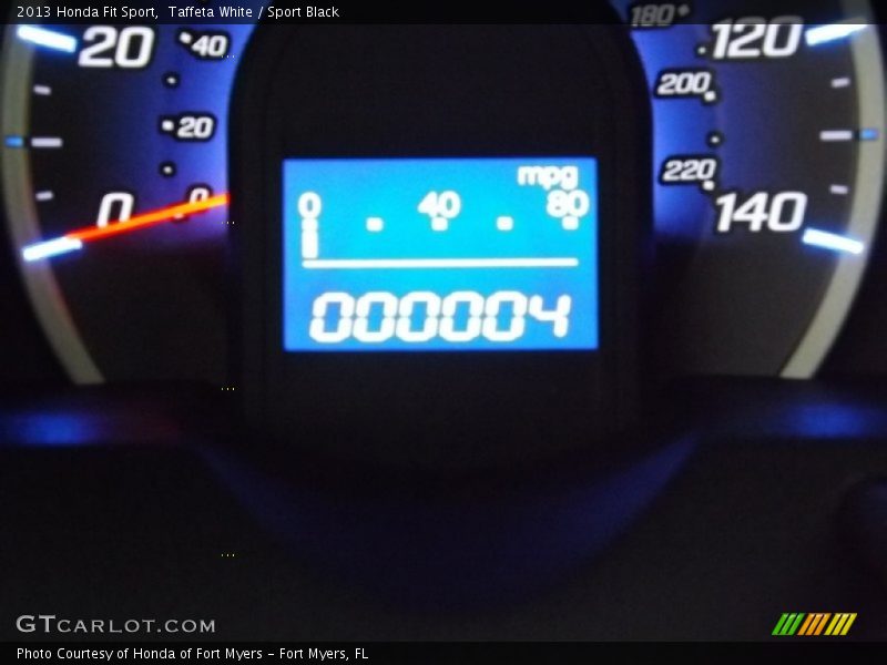 Taffeta White / Sport Black 2013 Honda Fit Sport