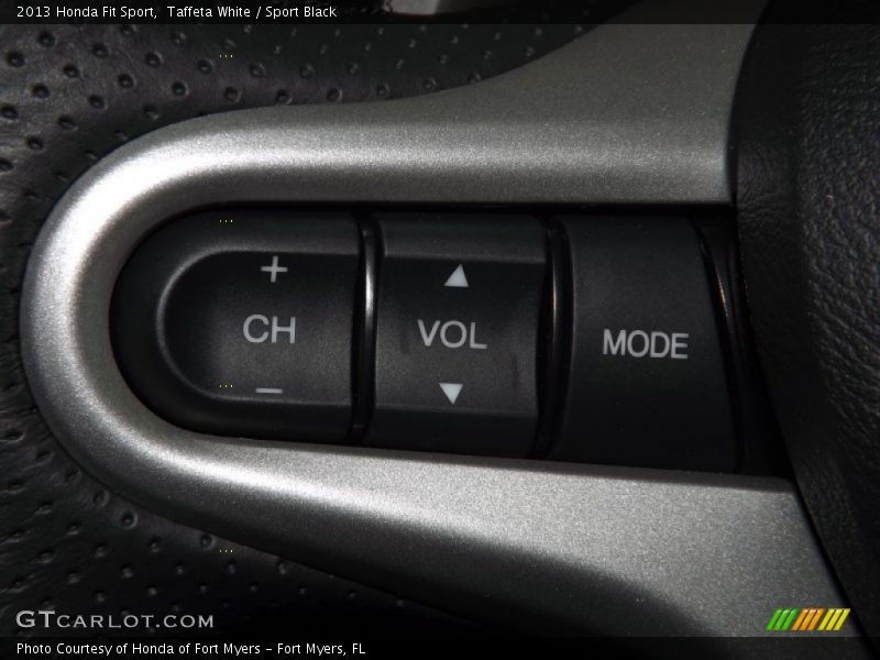 Taffeta White / Sport Black 2013 Honda Fit Sport