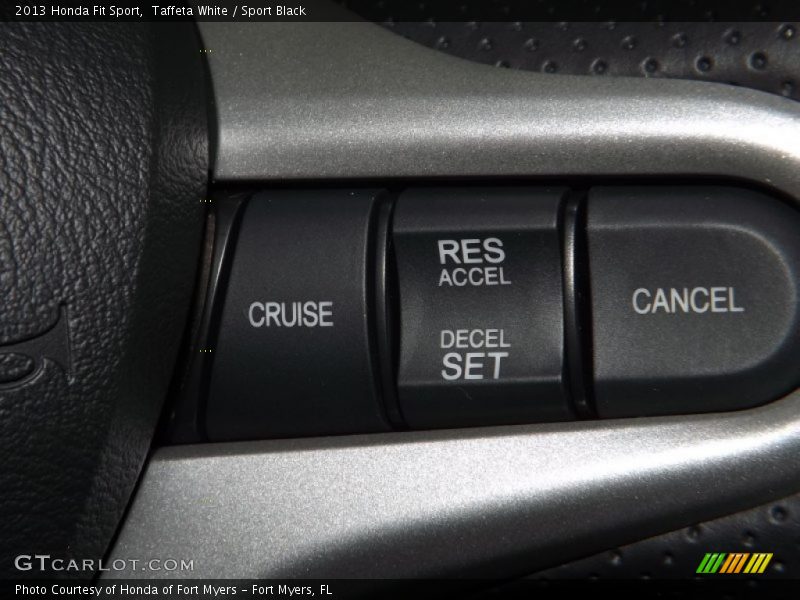 Taffeta White / Sport Black 2013 Honda Fit Sport