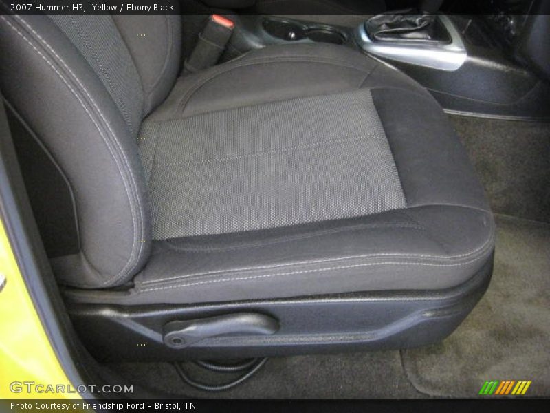 Yellow / Ebony Black 2007 Hummer H3
