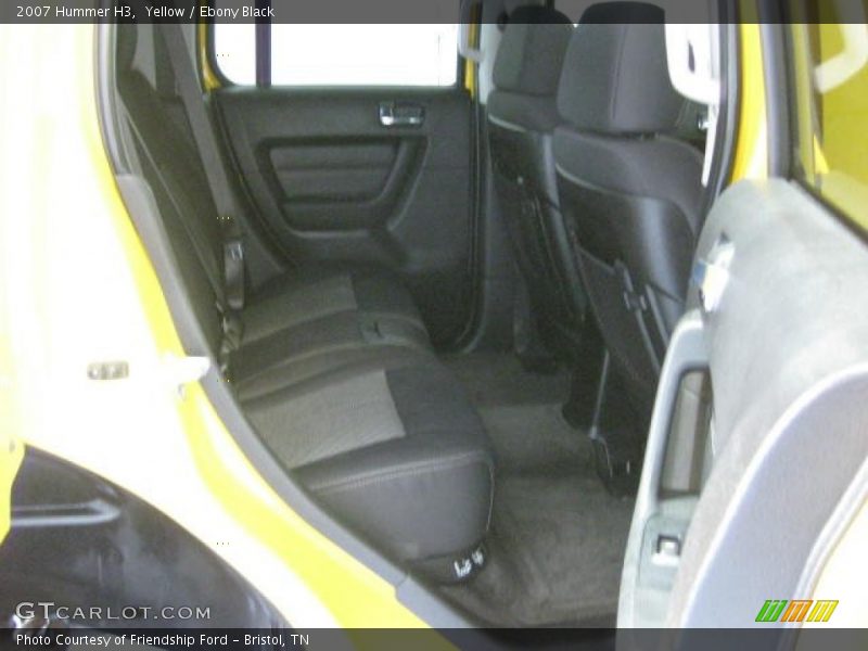 Yellow / Ebony Black 2007 Hummer H3
