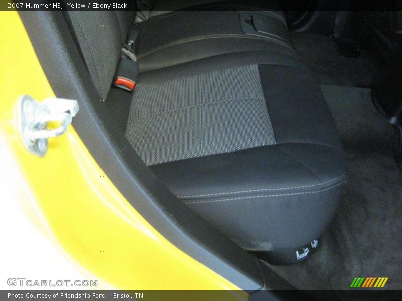 Yellow / Ebony Black 2007 Hummer H3