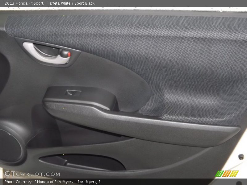 Taffeta White / Sport Black 2013 Honda Fit Sport