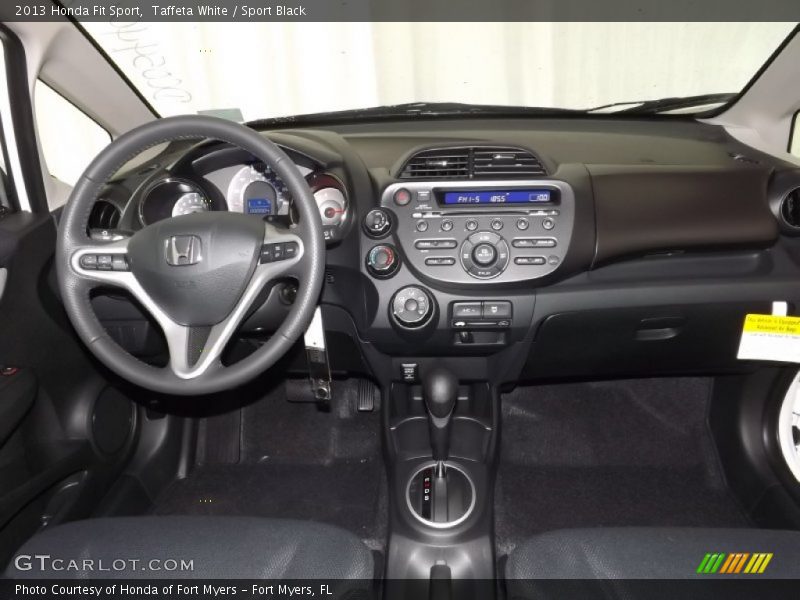 Taffeta White / Sport Black 2013 Honda Fit Sport