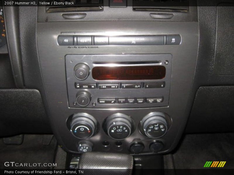 Yellow / Ebony Black 2007 Hummer H3