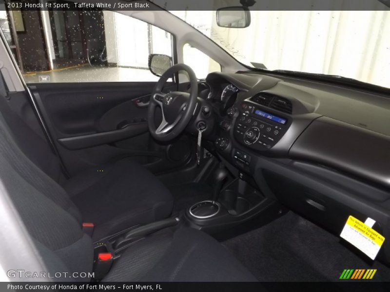 Taffeta White / Sport Black 2013 Honda Fit Sport