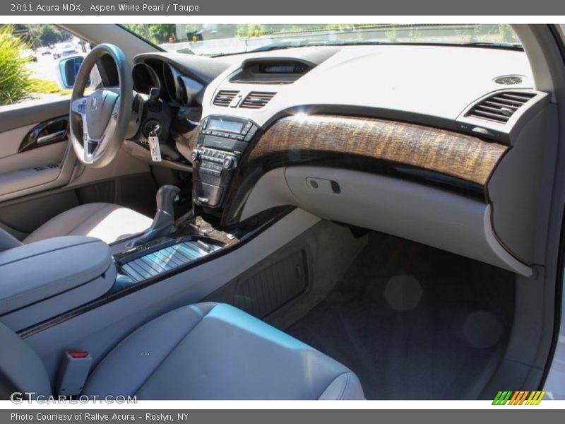 Aspen White Pearl / Taupe 2011 Acura MDX