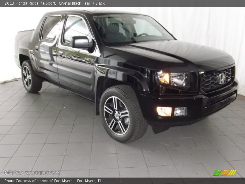 Crystal Black Pearl / Black 2013 Honda Ridgeline Sport
