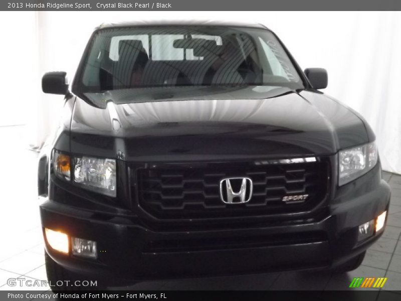 Crystal Black Pearl / Black 2013 Honda Ridgeline Sport