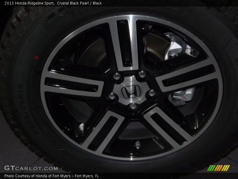 Crystal Black Pearl / Black 2013 Honda Ridgeline Sport