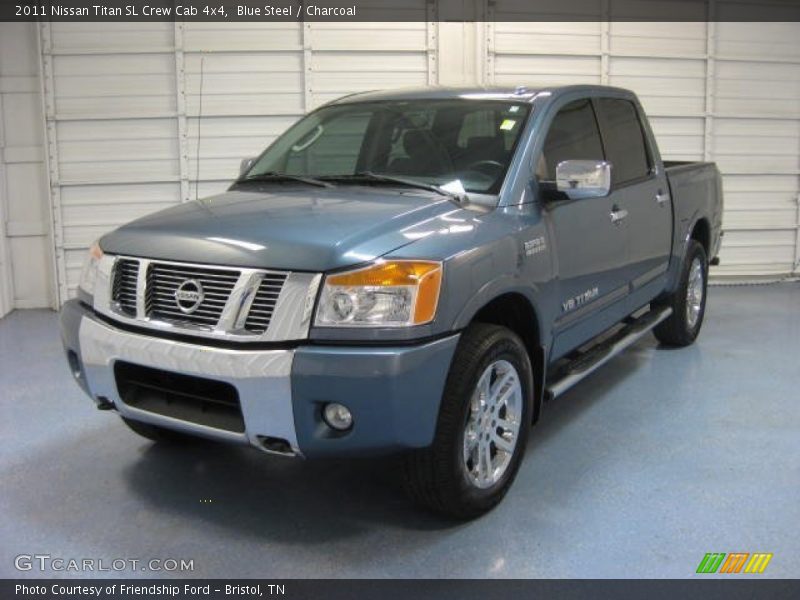 Blue Steel / Charcoal 2011 Nissan Titan SL Crew Cab 4x4