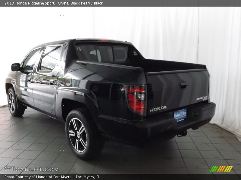 Crystal Black Pearl / Black 2013 Honda Ridgeline Sport