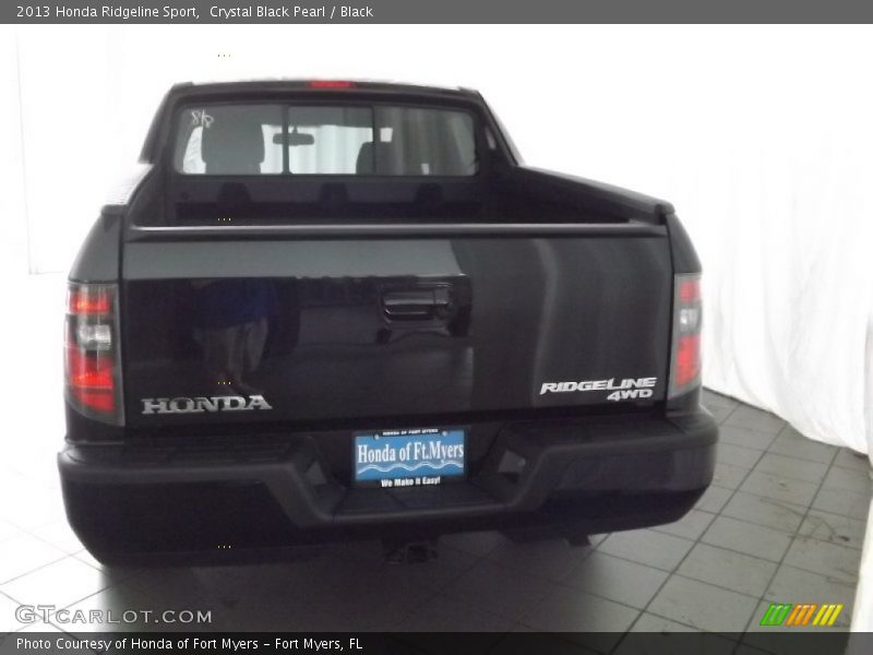 Crystal Black Pearl / Black 2013 Honda Ridgeline Sport