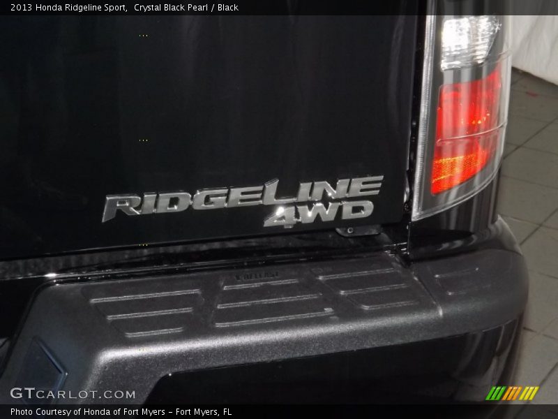 Crystal Black Pearl / Black 2013 Honda Ridgeline Sport