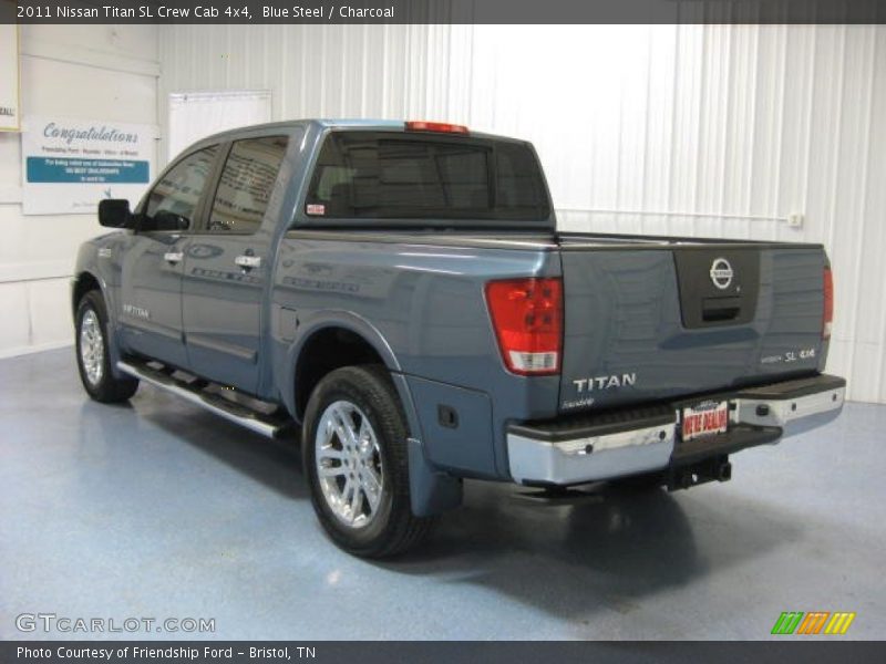 Blue Steel / Charcoal 2011 Nissan Titan SL Crew Cab 4x4