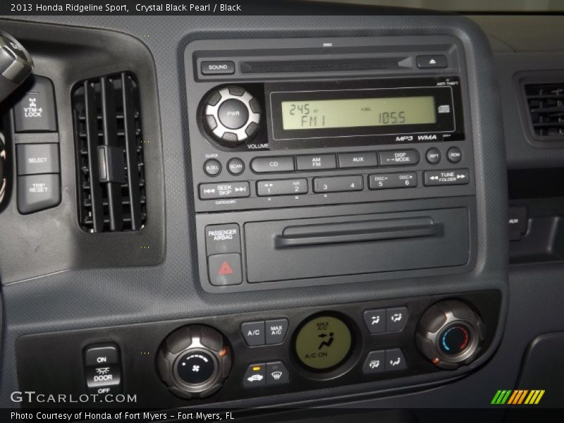 Crystal Black Pearl / Black 2013 Honda Ridgeline Sport