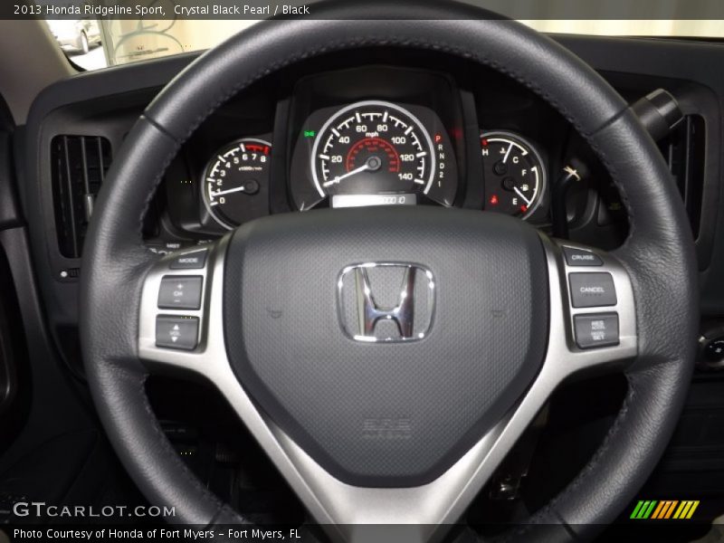 Crystal Black Pearl / Black 2013 Honda Ridgeline Sport