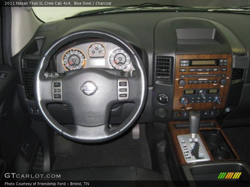 Blue Steel / Charcoal 2011 Nissan Titan SL Crew Cab 4x4