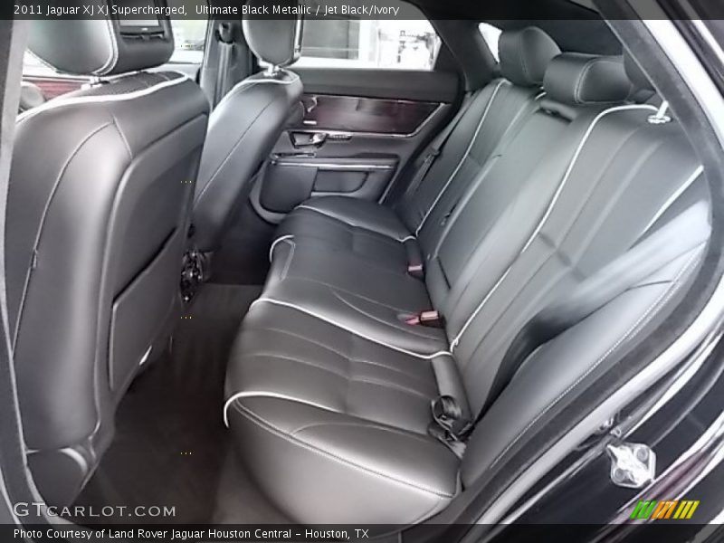 Ultimate Black Metallic / Jet Black/Ivory 2011 Jaguar XJ XJ Supercharged
