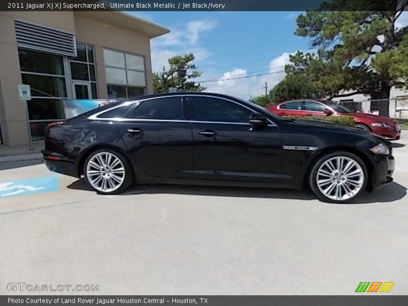 Ultimate Black Metallic / Jet Black/Ivory 2011 Jaguar XJ XJ Supercharged