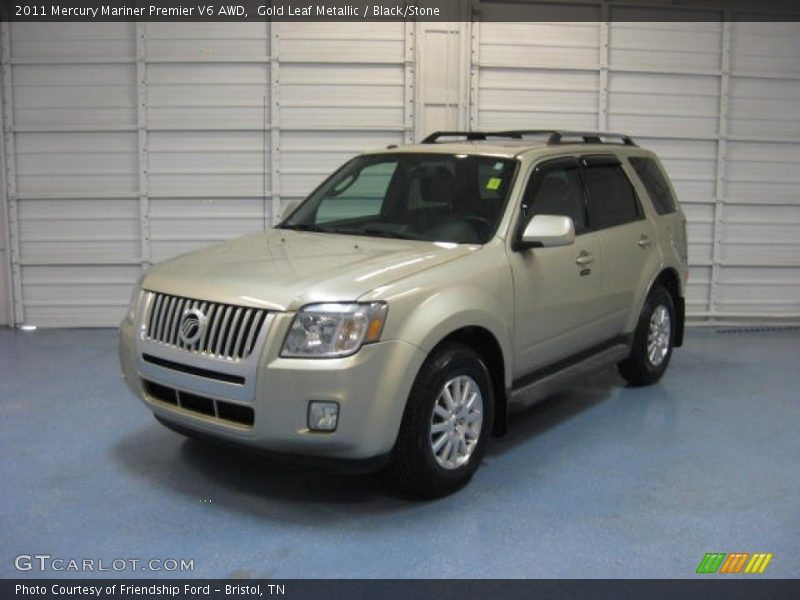 Gold Leaf Metallic / Black/Stone 2011 Mercury Mariner Premier V6 AWD