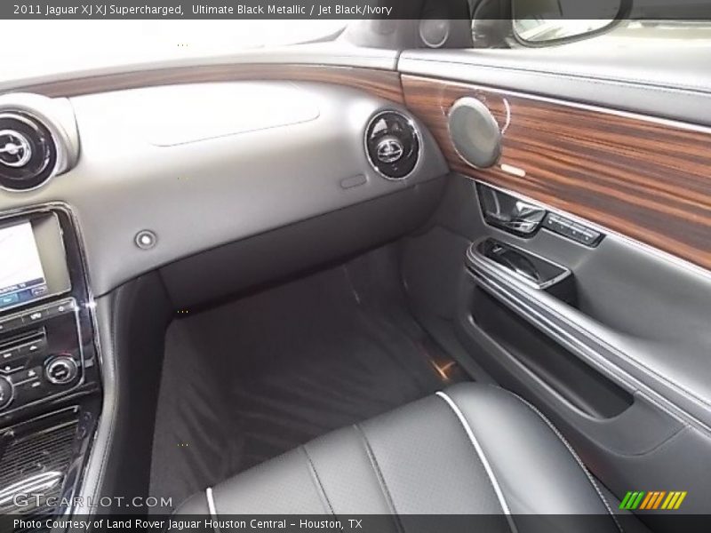 Ultimate Black Metallic / Jet Black/Ivory 2011 Jaguar XJ XJ Supercharged