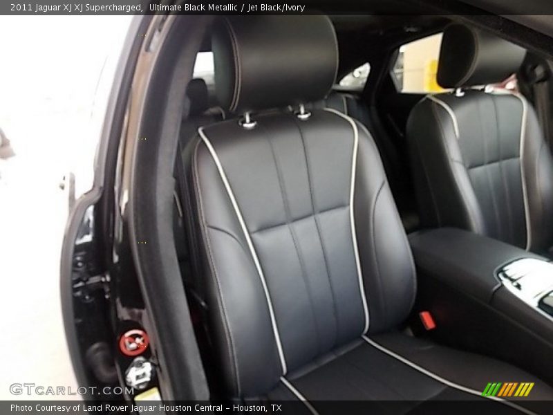 Ultimate Black Metallic / Jet Black/Ivory 2011 Jaguar XJ XJ Supercharged