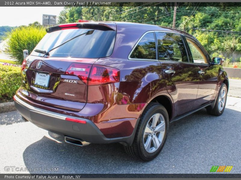Dark Cherry Pearl II / Parchment 2012 Acura MDX SH-AWD