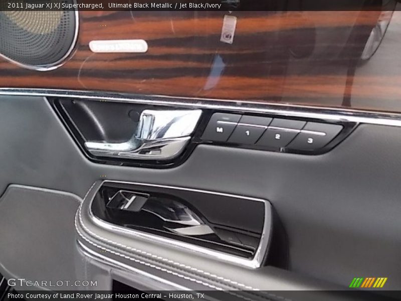Ultimate Black Metallic / Jet Black/Ivory 2011 Jaguar XJ XJ Supercharged