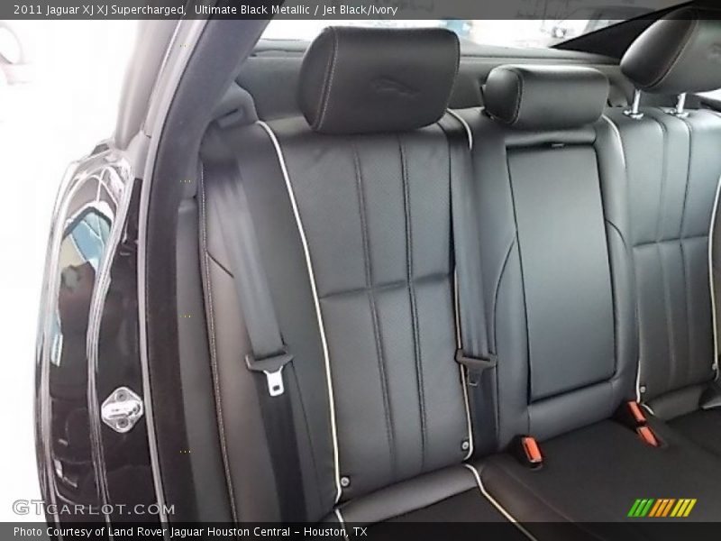 Ultimate Black Metallic / Jet Black/Ivory 2011 Jaguar XJ XJ Supercharged