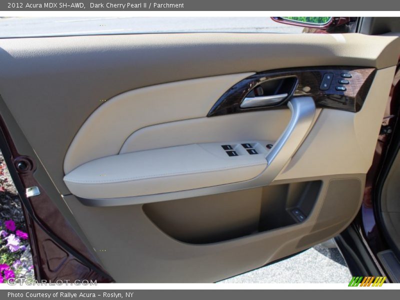 Dark Cherry Pearl II / Parchment 2012 Acura MDX SH-AWD