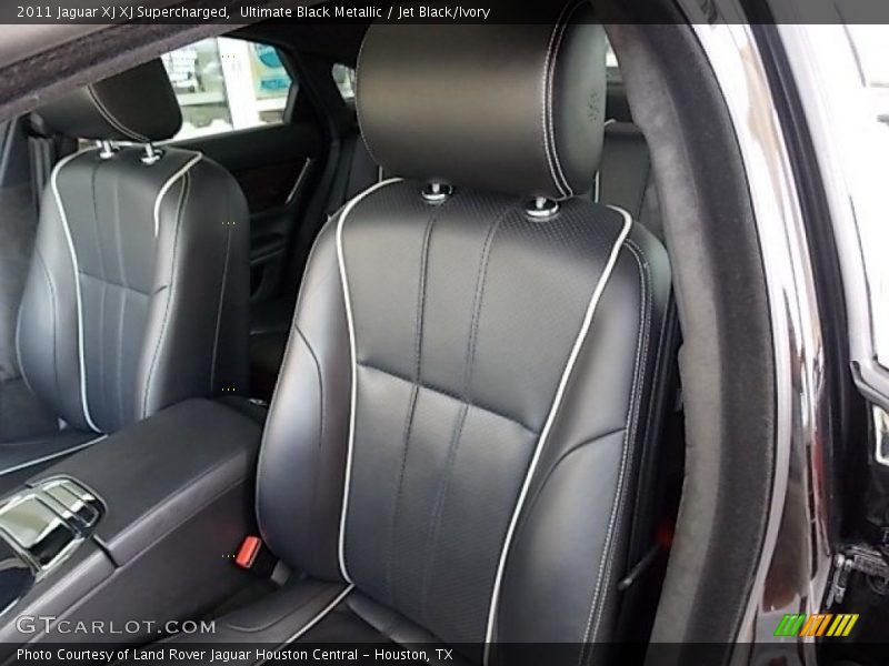 Ultimate Black Metallic / Jet Black/Ivory 2011 Jaguar XJ XJ Supercharged
