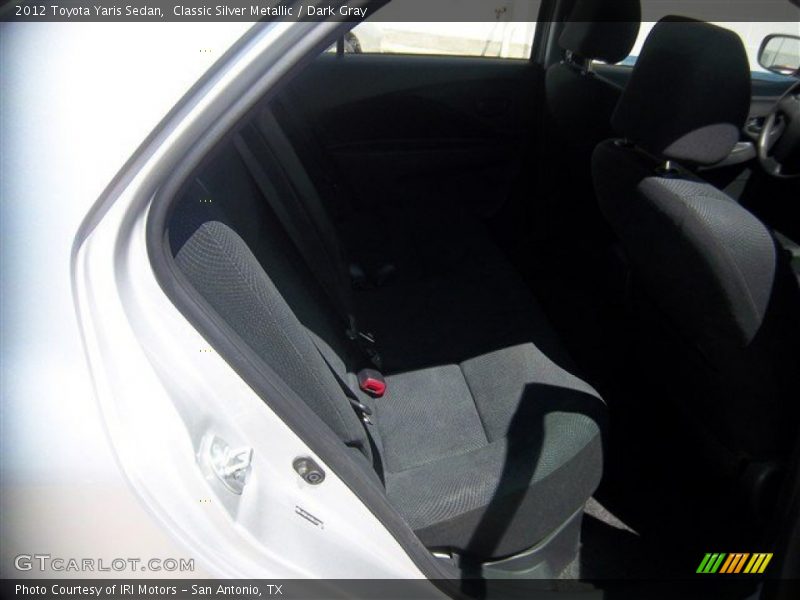 Classic Silver Metallic / Dark Gray 2012 Toyota Yaris Sedan