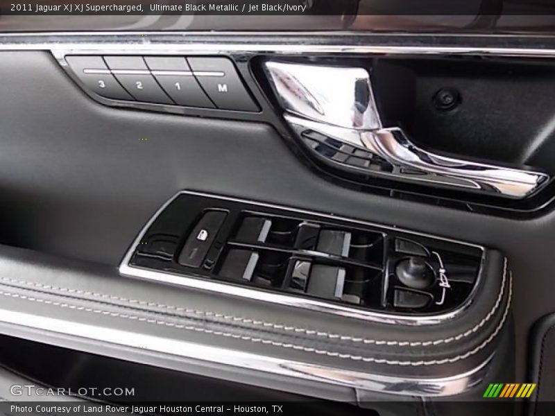 Ultimate Black Metallic / Jet Black/Ivory 2011 Jaguar XJ XJ Supercharged
