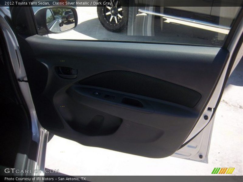 Classic Silver Metallic / Dark Gray 2012 Toyota Yaris Sedan