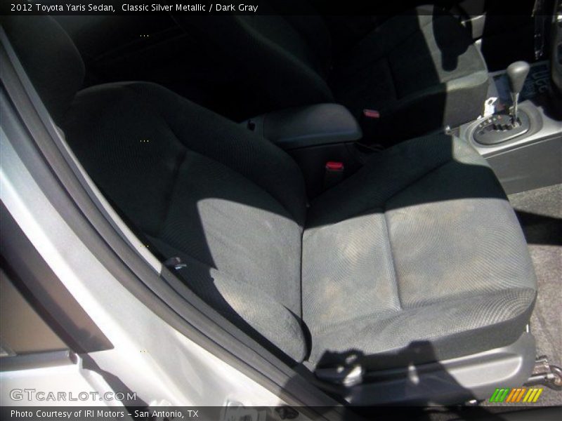 Classic Silver Metallic / Dark Gray 2012 Toyota Yaris Sedan