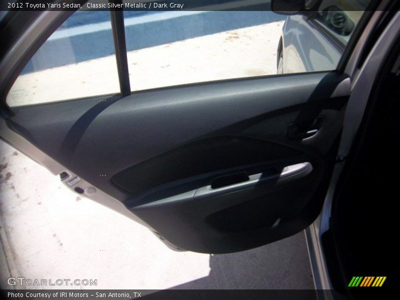 Classic Silver Metallic / Dark Gray 2012 Toyota Yaris Sedan