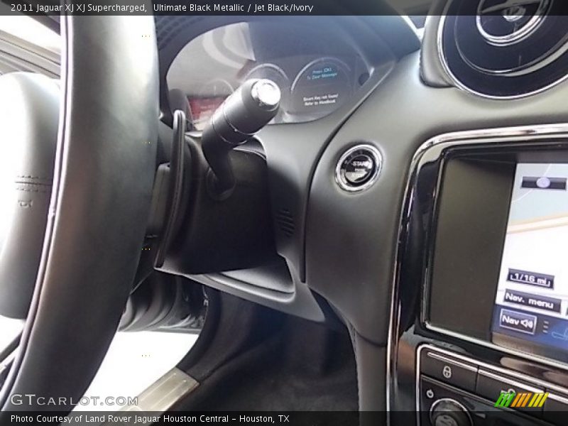 Ultimate Black Metallic / Jet Black/Ivory 2011 Jaguar XJ XJ Supercharged