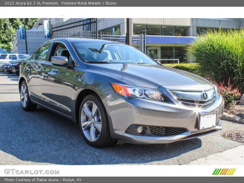 Polished Metal Metallic / Ebony 2013 Acura ILX 2.0L Premium