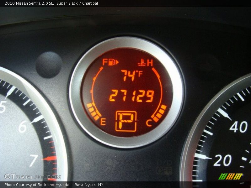 Super Black / Charcoal 2010 Nissan Sentra 2.0 SL