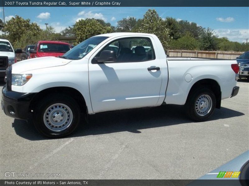 Super White / Graphite Gray 2007 Toyota Tundra Regular Cab