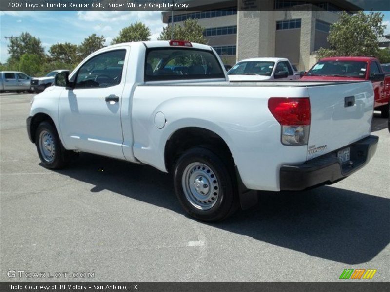 Super White / Graphite Gray 2007 Toyota Tundra Regular Cab