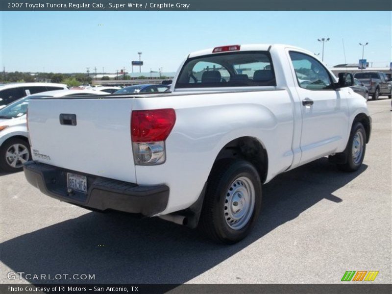 Super White / Graphite Gray 2007 Toyota Tundra Regular Cab