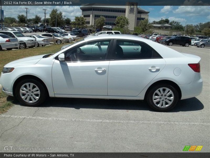Snow White Pearl / Black 2012 Kia Forte EX