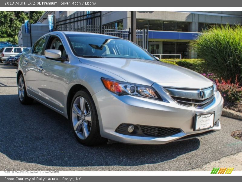 Silver Moon / Ebony 2013 Acura ILX 2.0L Premium
